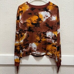 Idyllwind by Miranda Lambert Fringe County Sweatshirt in Brown Multi Size Small